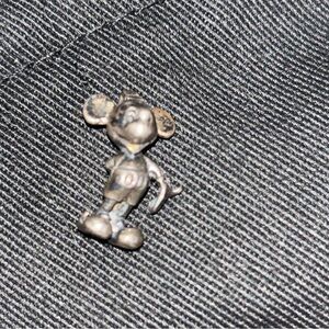Vintage Solid Sterling Silver 925 Mickey Mouse 3D Charm